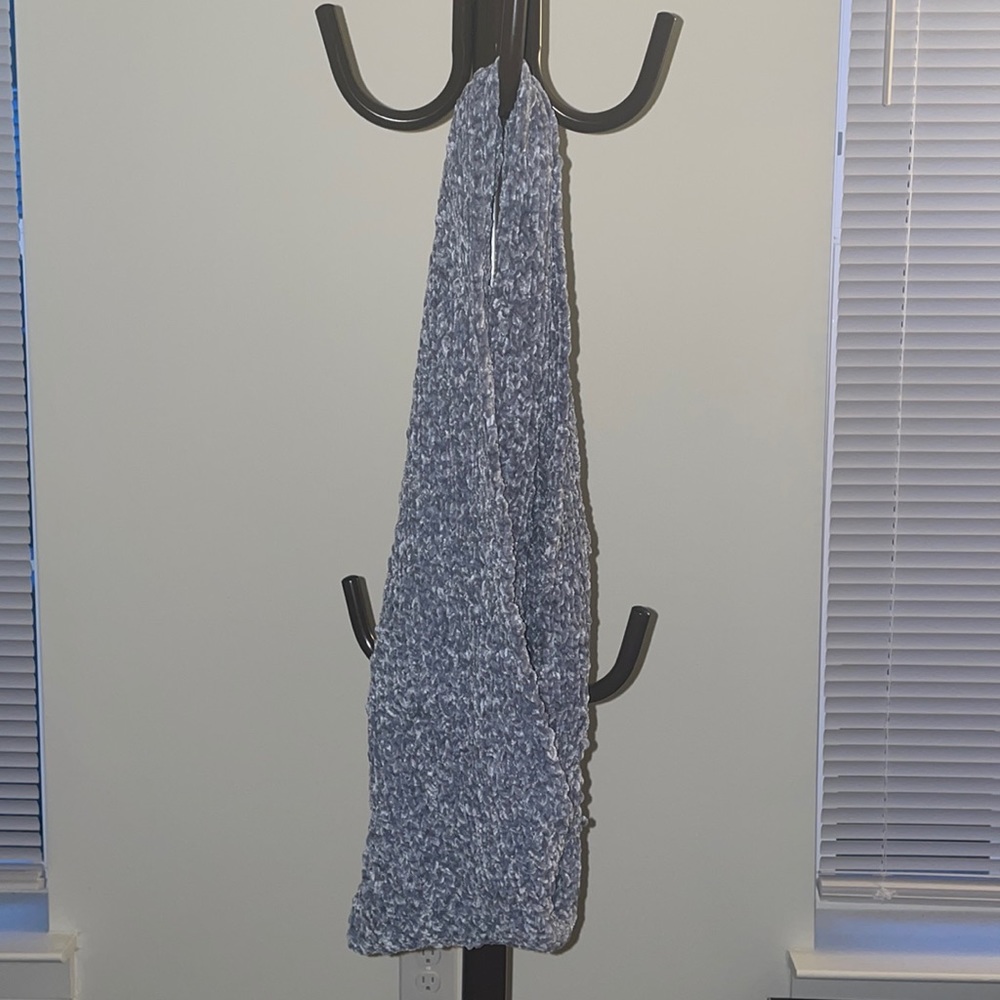 Grey infinity scarf
